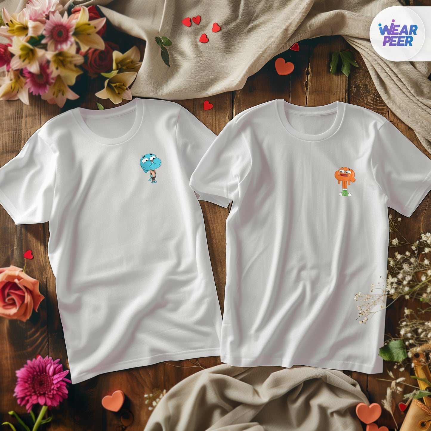 Gumball & Darwin | Couple Matching T-Shirts