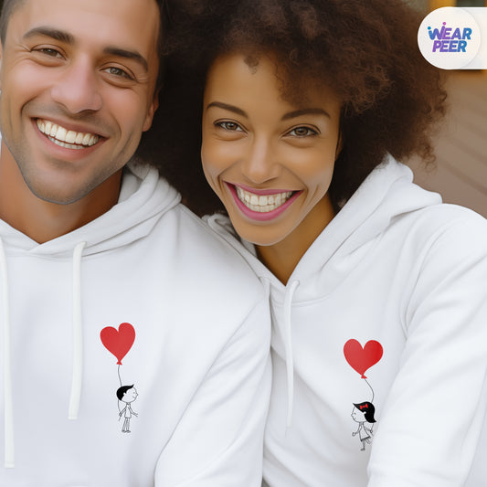 His Love & Her Love | Couple Matching Hoodies